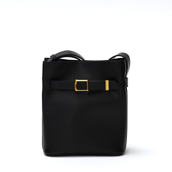 Bolsa Feminina Transversal de Couro Celine Preta